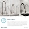 Elkay 16 Gauge SS 23-1/2" x 18-1/4" x 10" Single Bowl Undermount Sink Kit with Filtered Beverage Faucet EFRU211510TFG - alternate 2